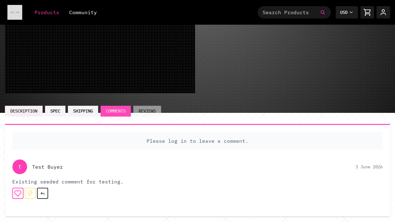 should display SocialInteractions for each comment